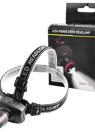 Ліхтар налобний police tk17/6611а-lm, 3хааа