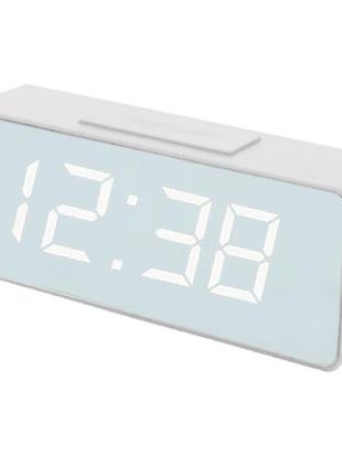 Годинник мережеві vst-886y-6, білі, usb
