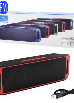 Bluetooth-колонка sc-208 c функцією speakerphone, радіо