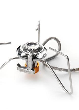 Портативна газова пальник для кемпінгу павук зі шлангом і п'єз...