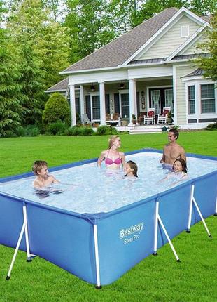 Каркасний басейн 56424, 400 х 211 х 81 см (1 250 л/год) фільтр...