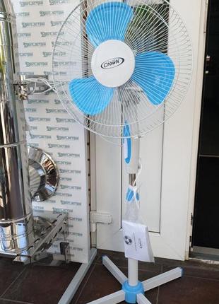 Вентилятор напільний побутовий crown sf-1659 ( потужність 60 вт)