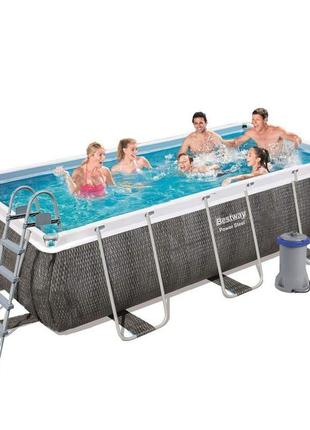Каркасний басейн 56722, 412 х 201 х 122 см (фільтр насос 2 006...