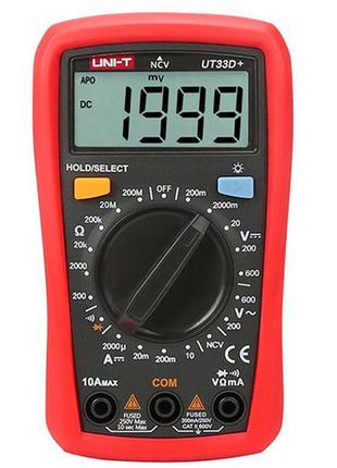 Тестер мультиметр 33 d+ ut