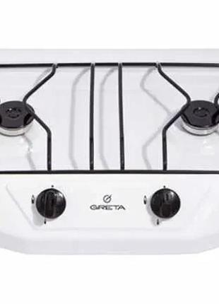 Двоконфорочна газова плита greta пг 1103