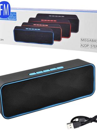 Bluetooth-колонка sc-211, c функцією speakerphone, радіо