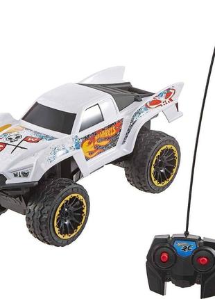 Машинка на пульті керування hot wheels rc white ford f-150,