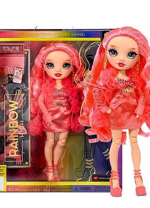 Лялька rainbow high 5 серія priscilla perez pink — рейнбоу хай...