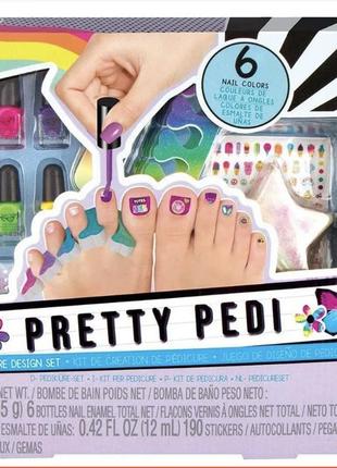 Дитячий безпечний набір для педикюру fashion angels pretty ped...