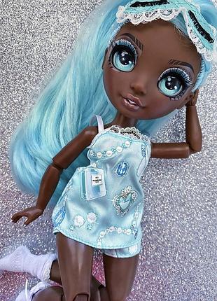 Лялька rainbow high піжамна вечірка rainbow, robin sterling 2
