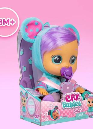 Лялька cry babies lala the dressy