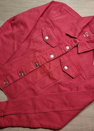 Джинсовая женская куртка xs c&a германия