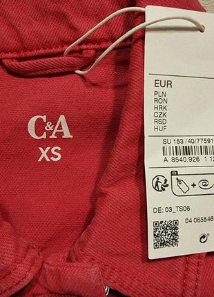 Джинсовая женская куртка xs c&a германия4 фото