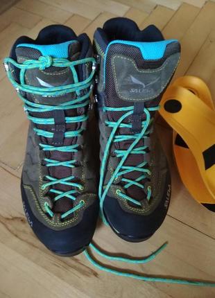 Черевики salewa ms mtn trainer mid gtx (38 1/2 або 24.5 см)3 фото