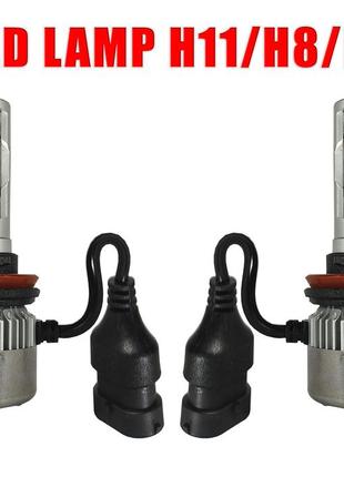 Лампы h8 н9 н11 focus v 12-24v 30w 5700k 2900lm. светодиодные лэд лампы h11 для легковых и грузовых авто.