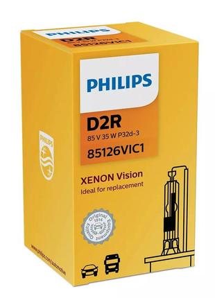 Ксеноновая лампа philips 85126vic1 d2r 85v 35w p32d-3 vision