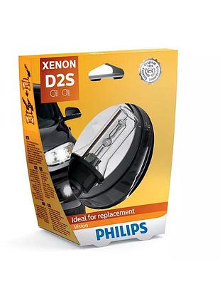 Ксеноновая лампа philips 85122vis1 d2s 85v 35w p32d-2 vision