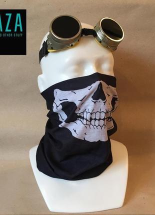 Текстильная маска "череп"2 фото