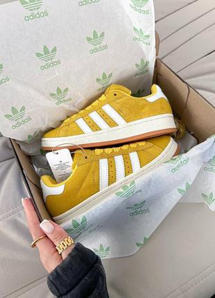 Кроссовки adidas campus yellow6 фото