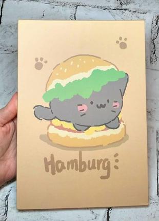 Дзеркало косметичне настільне дорожнє розкладне гамбургер