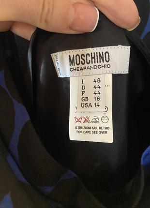 Moschino cheap and chic сукня шовк бавовна7 фото