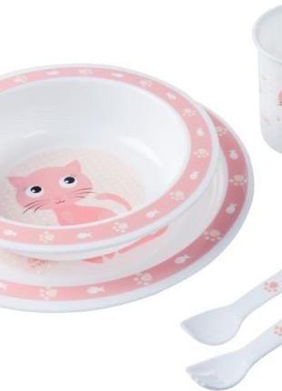 Набір посуду canpol babies рожевий2 фото