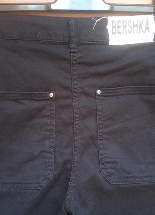 Чёрные джинсы джоггеры карго bershka р.38-м4 фото