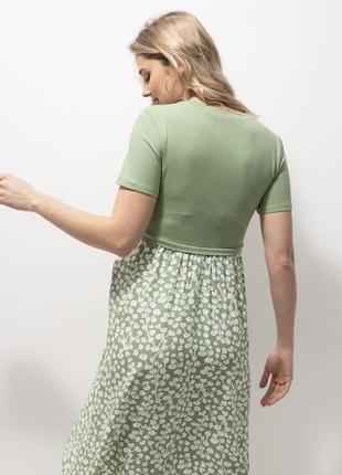 Платье для беременных и кормящих с трикотажным лифом и легкой юбкой gwinnett7 фото