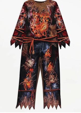 Карнавальный костюм чучело, зомби мумия  , тыква хеллоуин 7-8 лет1 фото