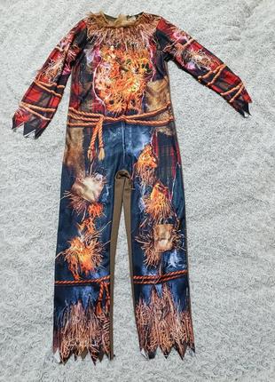 Карнавальный костюм чучело, зомби мумия  , тыква хеллоуин 7-8 лет3 фото