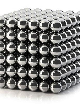 Неокуб нікелевий 216 кульок 5 мм silver
