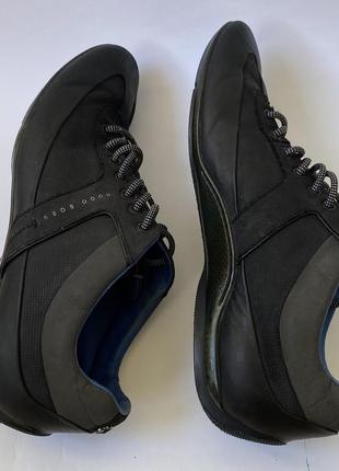 Hugo boss mercedes кожаные мужские кроссовки туфли спортивные3 фото