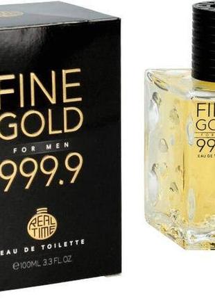 Духи , туалетная вода для мужчин fine gold 999.9