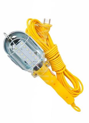 Переносная лампа фонарь от сети led wd045 60w working light 220v 10 метров