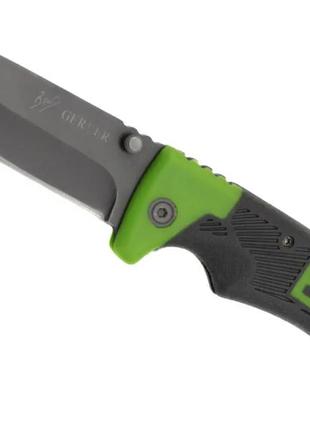 Туристический складной нож gerber bear grylls scout 18,5 см серо-зеленый