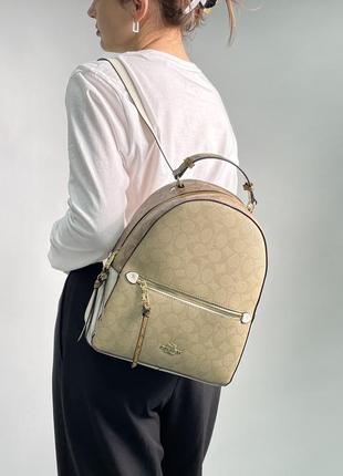 Рюкзак coach jordyn backpack in signature canvas