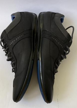 Чоловічі кросівки hugo boss mercedes чорного кольору спортивні туфлі4 фото