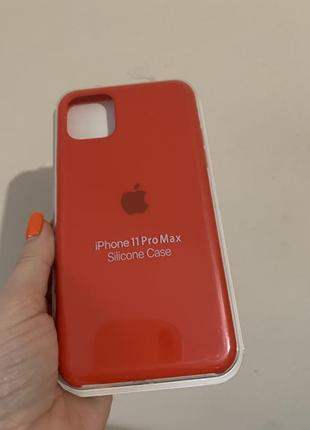 Silicone case чехол на iphone 11 pro maх1 фото