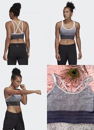 Крутезний безшовний спортивний топ- бра adidas