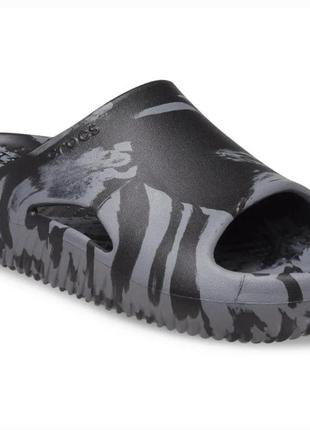 Жіночі шльопанці crocs mellow marbled slide ,розмір m5/ w75 фото