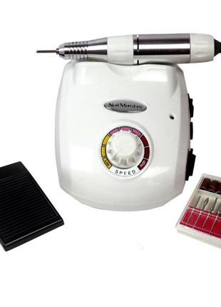 Фрезер beauty nail drill pro nail drill hc-601 для маникюра и педикюра белый