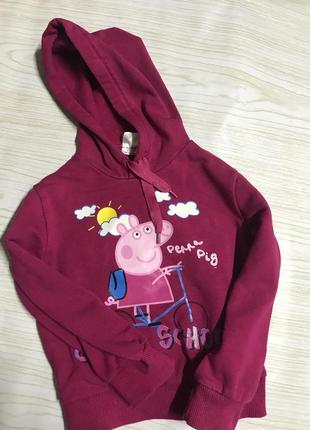 Утеплённое худи , толстовка