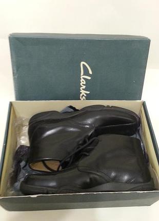 Нові туфлі черевики чоловічі clarks, оригінал, шкіра, р. 8.5 (42.5)