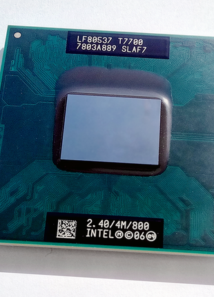 Процесор intel core 2 duo t7700 (2,4 ghz) + термопаста