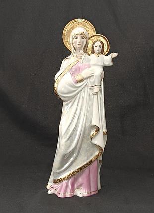 Скульптура / статуетка / фігурка "божа матір" коростенський фарфор, ручна робота, автор шевченко о.г.