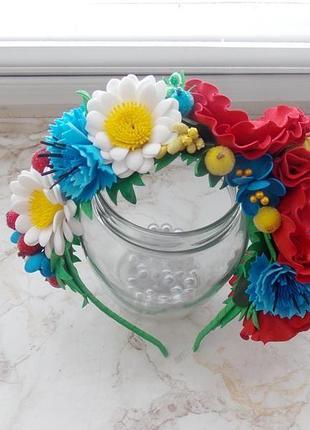 Обруч в украинском стиле