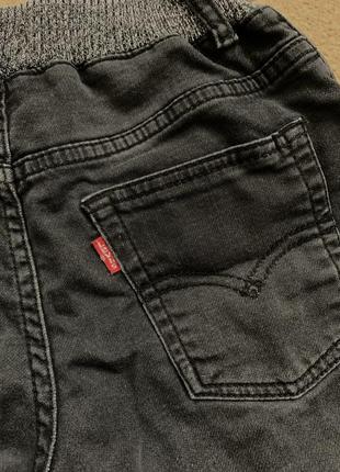 Джинсовые шорты levis на 122-128 см6 фото