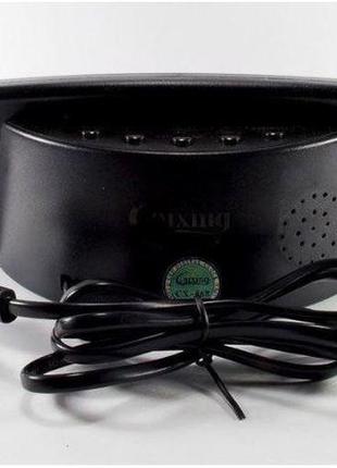 Электронные настольные часы caixing cx 868 будильник черный с зеленой led подсветкой