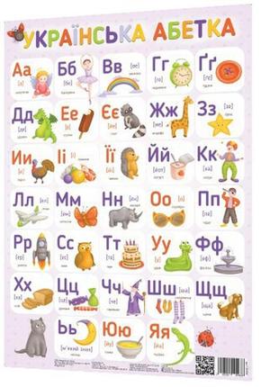 Плакат українська алфавіт 120498