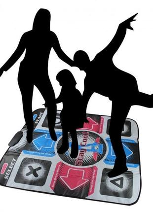 Танцевальный коврик с блоком питания x-treme dance pad platinum tv + pc4 фото